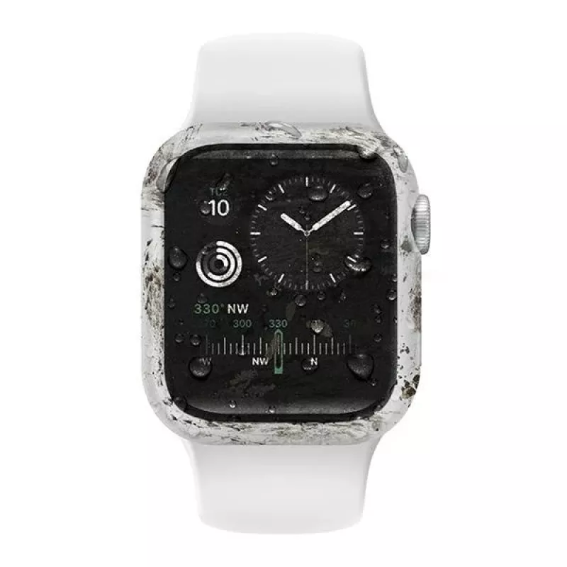 UNIQ Nautic funda protectora para Apple Watch Series 4/5/6/SE/SE3 44mm blanco