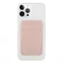 UNIQ Lyft soporte magnético para teléfono y portatarjetas rosa