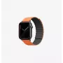 UNIQ Revix correa magnética reversible para Apple Watch Series 1/2/3/4/5/6/7/8/9/SE/SE2/SE3/Ultra/Ultra 2/Ultra 3 42/44/45/49mm - gris/naranja