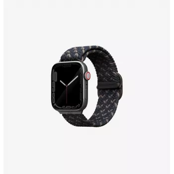 UNIQ Aspen Correa trenzada para Apple Watch 46/45/44 mm Series 1/2/3/4/5/6/7/8/9/SE/SE2/SE3 - Pebble Grey
