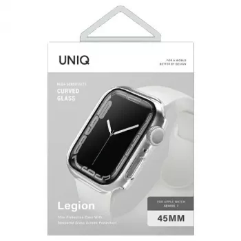 UNIQ Legion Funda para Apple Watch Series 7/8/9 45mm Transparente