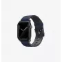 UNIQ Straden Correa Híbrida de Piel para Apple Watch 42/44/45/49mm Azul