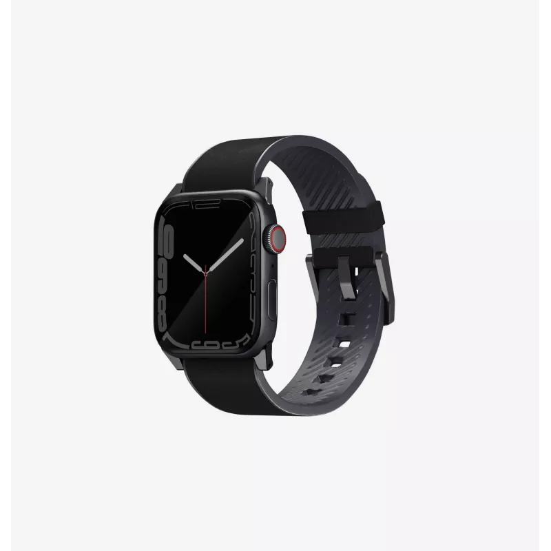 UNIQ Straden Correa Híbrida de Piel para Apple Watch 42/44/45/49mm Azul