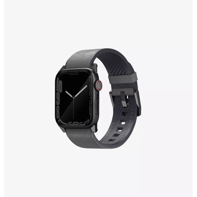 UNIQ Straden Correa Híbrida de Piel para Apple Watch 42/44/45/49mm Azul