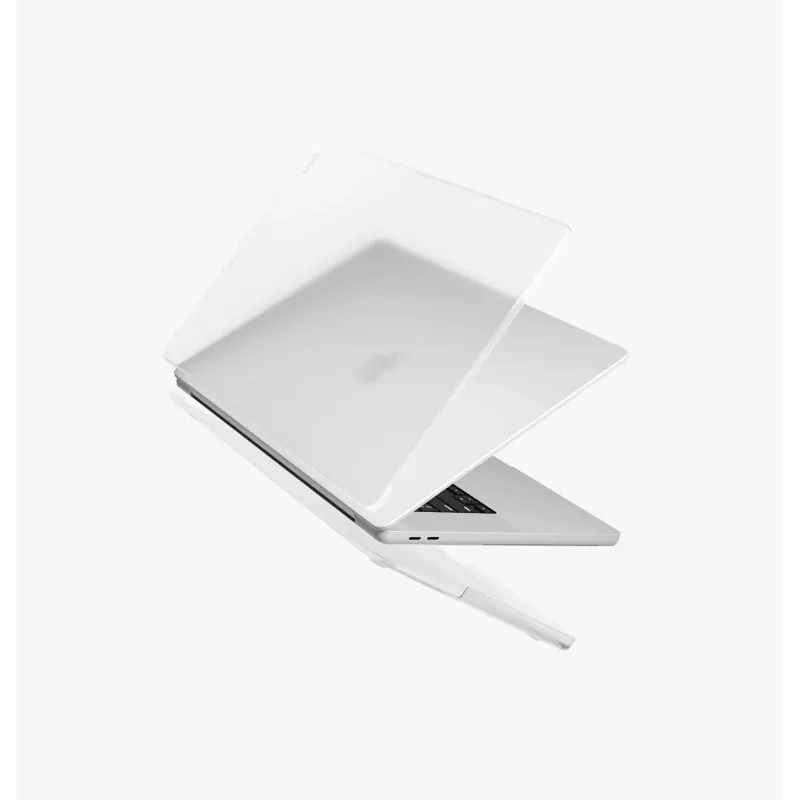 UNIQ Claro Funda Rígida para MacBook Pro 16 M1/M2/M3/M4/M5 (2021-2026) - Smoke Matt Grey
