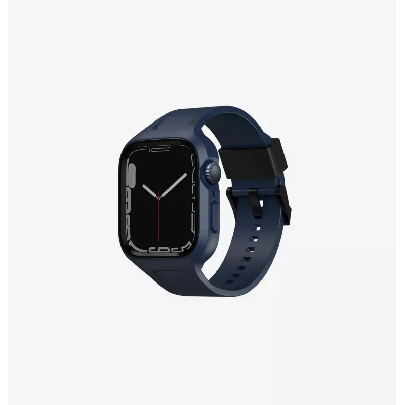 UNIQ Monos Correa 2en1 para Apple Watch con Funda Series 4/5/6/7/8/9/SE/SE2/SE3 44/45mm Chalk Grey