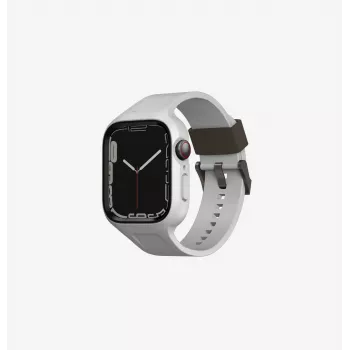 UNIQ Monos Correa 2en1 para Apple Watch con Funda Serie 4/5/6/7/8/9/SE/SE2/SE3 44/45mm Azul Marino