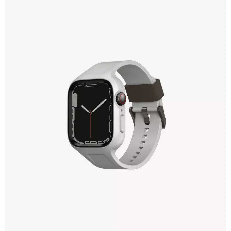UNIQ Monos Correa 2en1 para Apple Watch con Funda Serie 4/5/6/7/8/9/SE/SE2/SE3 44/45mm Azul Marino