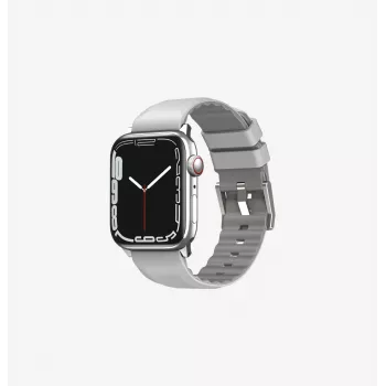 UNIQ Linus Airosoft correa de silicona para Apple Watch 38/40/41mm - Chalk Grey
