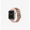 UNIQ Linus Correa para Apple Watch Serie 1/2/3/4/5/6/7/8/9/SE/SE2/SE3/Ultra/Ultra 2/Ultra 3 42/44/45/49mm Airosoft Silicona Negro Medianoche