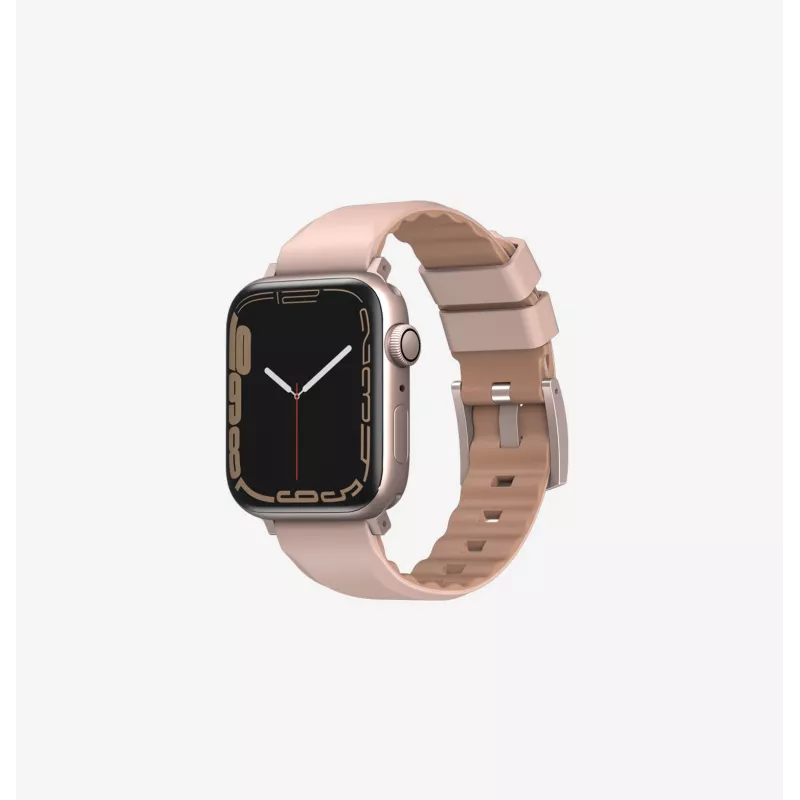 UNIQ Linus Correa para Apple Watch Airosoft Silicona Verde Musgo 42/44/45/49mm Series 1-9/SE/Ultra