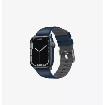 UNIQ Linus Correa para Apple Watch Airosoft Silicona Nautical Blue 42/44/45/49mm