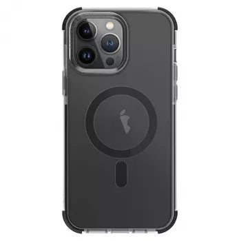 UNIQ Combat Funda para iPhone 14 Pro 6,1 inch con Carga MagClick Concrete Charcoal