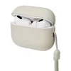UNIQ Lino Funda de Silicona para AirPods Pro 2.ª Generación (2022/2023) - Beige Ivory