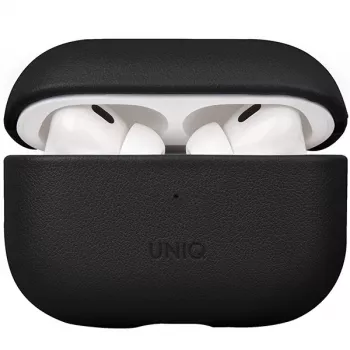 UNIQ Terra funda para AirPods Pro 2.ª gen. (2022/2023) - piel auténtica, Dallas Black