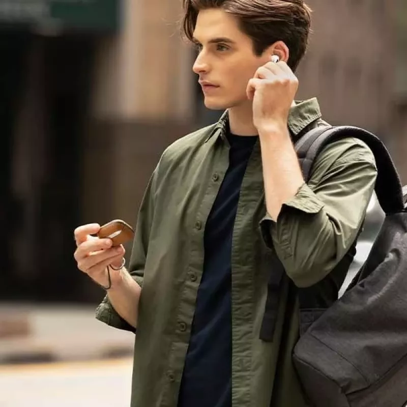 UNIQ Terra funda para AirPods Pro 2.ª gen. (2022/2023) - piel auténtica, Dallas Black