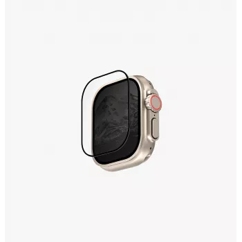 UNIQ Optix Vivid Protector de Pantalla de Cristal Templado Transparente para Apple Watch Ultra 49mm con Aplicador