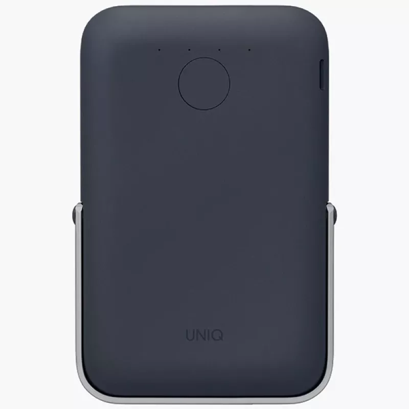 UNIQ Batería Externa Hoveo 5000mAh USB-C 20W PD Carga Rápida Inalámbrica Magnética Storm Blue