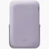 UNIQ Batería Externa Hoveo 5000mAh USB-C 20W PD Carga Rápida Inalámbrica Magnética Lilac Lavender