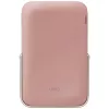 UNIQ Batería Externa Hoveo 5000mAh USB-C 20W PD Carga Rápida Inalámbrica Magnética Blush Pink