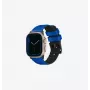 UNIQ Linus correa deportiva de silicona Airosoft para Apple Watch Series 1/2/3/4/5/6/7/8/9/SE/SE2/SE3/Ultra/Ultra 2/Ultra 3 42/44/45/49mm Racing Blue