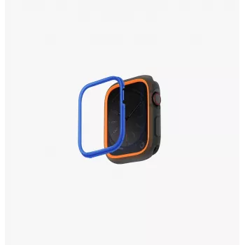 UNIQ Moduo funda protectora para Apple Watch Series 4/5/6/7/8/9/SE/SE2/SE3 44/45mm Orange-Blue