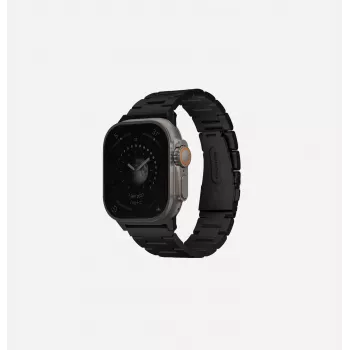 UNIQ Osta Correa para Apple Watch 42/44/45/49mm Acero inoxidable Plata/Plata titanio