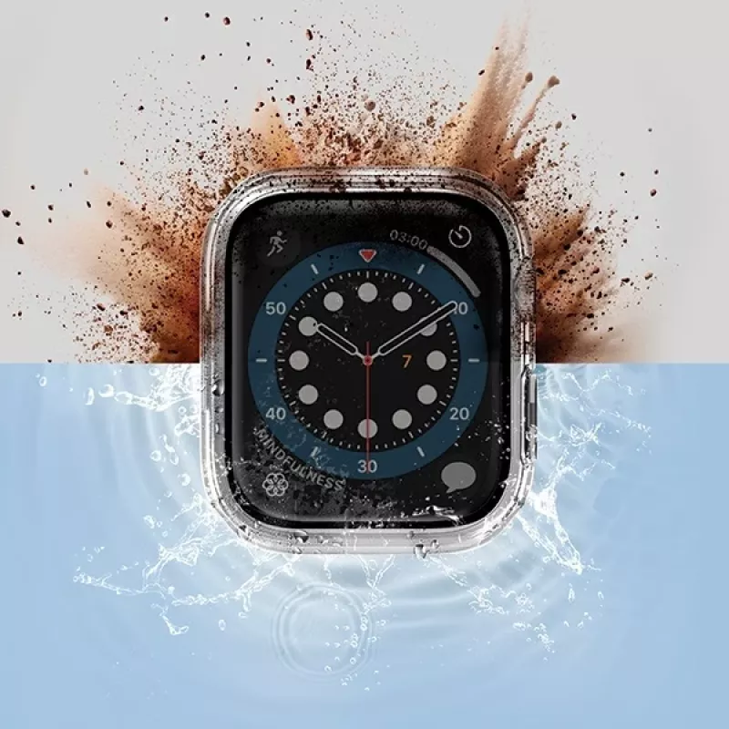 UNIQ Nautic Case para Apple Watch Series 7/8/9 41mm Clear/Dove