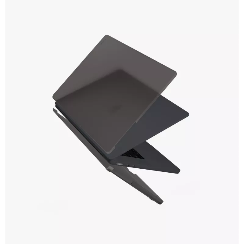 UNIQ Claro Funda rígida para MacBook Air 15 M2/M3/M4/M5 (2023-2026) - Smoke Matte Grey