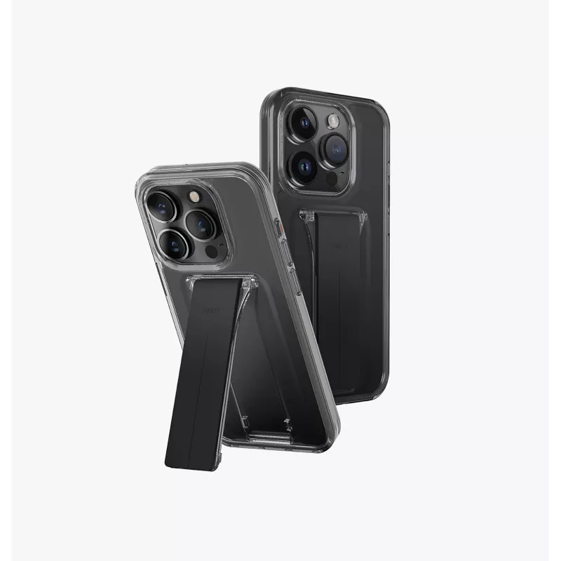 UNIQ Heldro Funda con soporte y montaje para iPhone 15 Pro 6,1