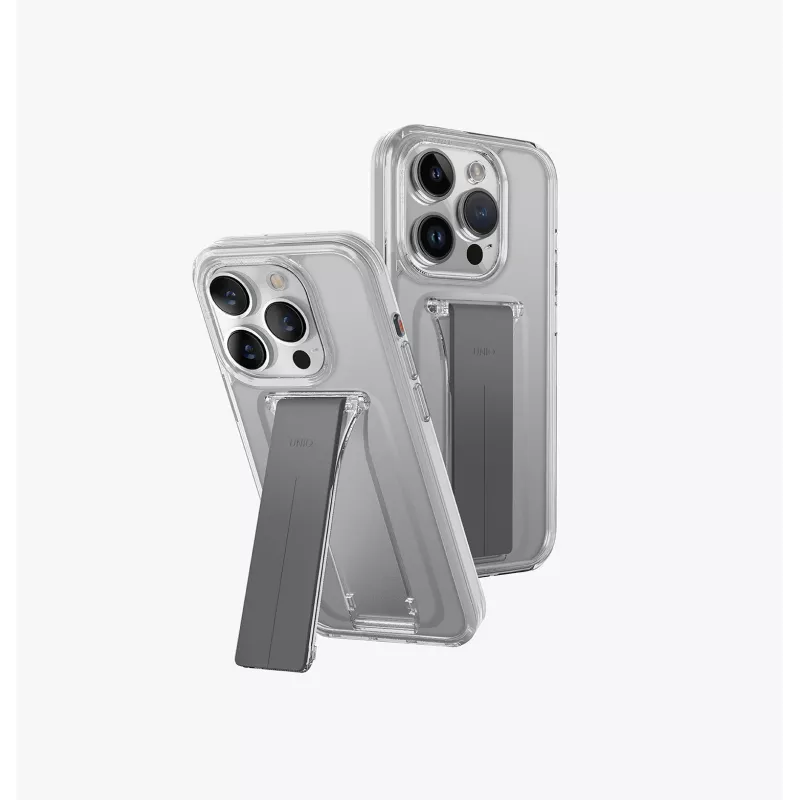 UNIQ Heldro Funda con soporte y montaje para iPhone 15 Pro 6,1