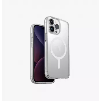 UNIQ LifePro Xtreme Funda para iPhone 15 Pro Max 6.7 inch Magclick con carga Frost Clear