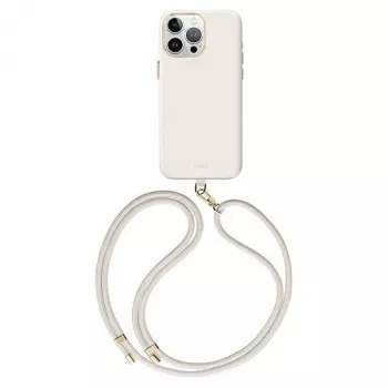 UNIQ Coehl Creme funda para iPhone 15 Pro 6,1 inch con carga magnética marfil