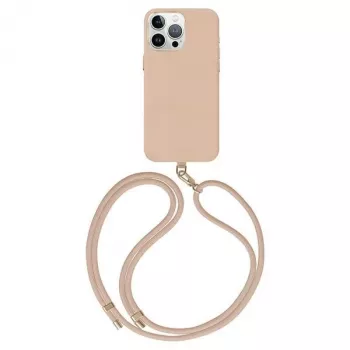 UNIQ Coehl Muse funda con carga magnética para Apple iPhone 15 Pro Max 6,7 inch - dusty nude