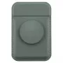 UNIQ Flixa cartera magnética para tarjetas con soporte lichen green MagSafe