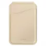 UNIQ Coehl Esme cartera magnética con espejo y soporte cream