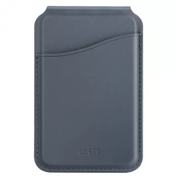 UNIQ Coehl Esme cartera magnética con espejo y soporte para Apple iPhone 15 Pro Max, sapphire blue