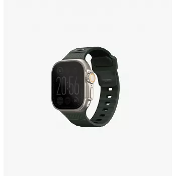 UNIQ Stride correa para Apple Watch 42/44/45/49mm FKM goma verde musgo