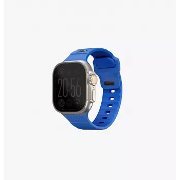 UNIQ Stride correa para Apple Watch 42/44/45/49mm FKM goma azul cobalto