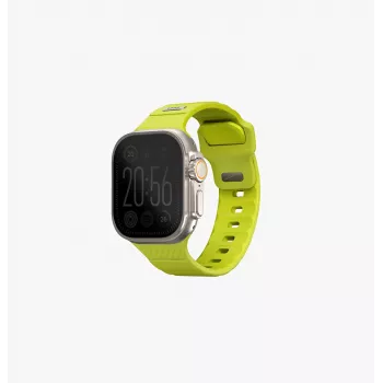 UNIQ Stride correa de goma FKM para Apple Watch Series 1/2/3/4/5/6/7/8/9/SE/SE2/SE3/Ultra/Ultra 2/Ultra 3 42/44/45/49mm Lime Green