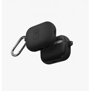 UNIQ Clyde Lock funda para AirPods Pro 2 (2022/2023) - Charcoal/Dark Grey