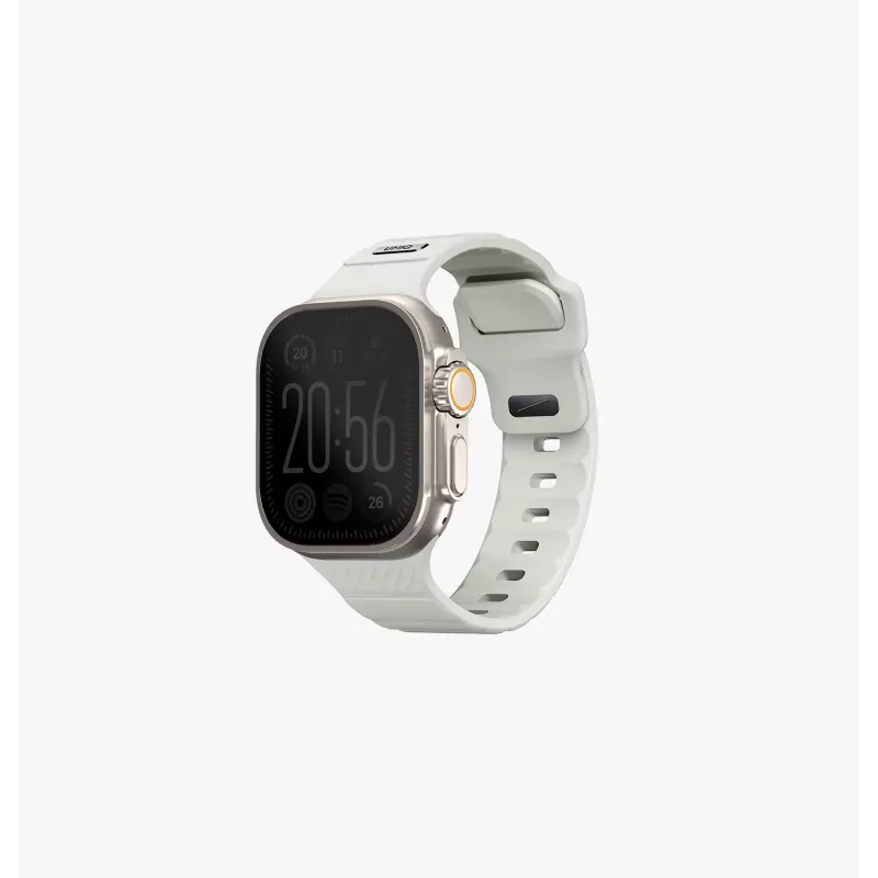 UNIQ Stride SE correa de goma FKM para Apple Watch 42/41/40mm Lume Midnight Green