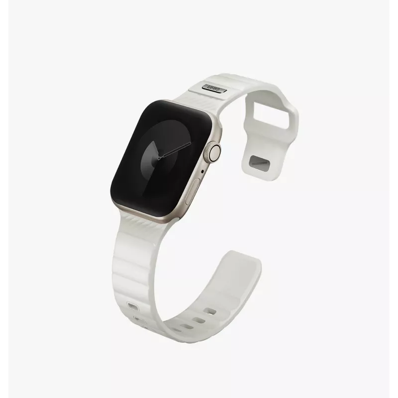 UNIQ Stride SE correa de goma FKM para Apple Watch 42/41/40mm Lume Midnight Green