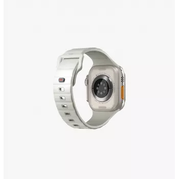 UNIQ Stride SE correa para Apple Watch 49/46/45/44mm FKM goma Lume Midnight Green