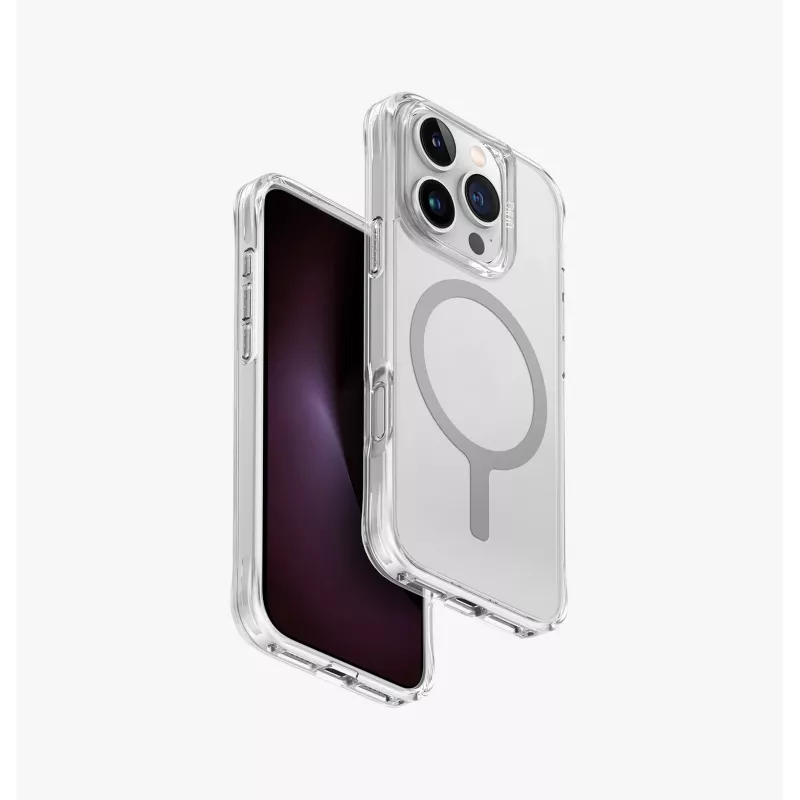 UNIQ LifePro Xtreme funda MagClick para iPhone 16 Pro 6,3 pulgadas gris ahumado