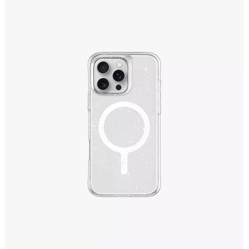 UNIQ LifePro Xtreme funda con carga MagClick para iPhone 16 Pro 6,3 pulgadas transparente Tinsel Lucent