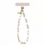 UNIQ Coehl GoldiLocks Cordón universal para teléfono con muñequera Champagne Gold