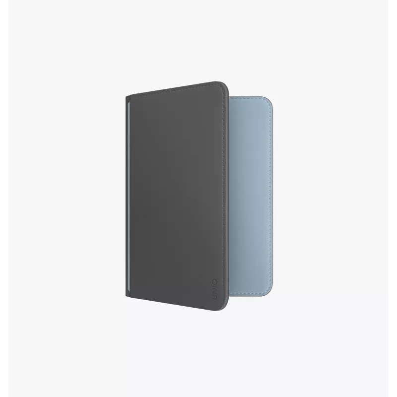 UNIQ Belmont Portapasaporte con Apple Find My y bloqueo RFID, Karamellbeige