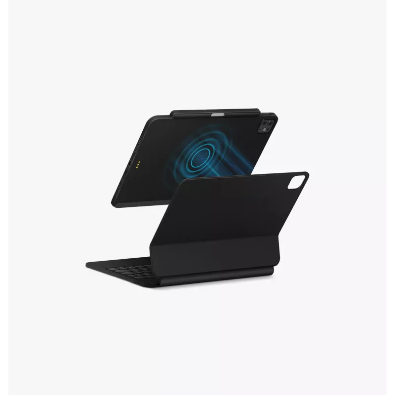 UNIQ Axel Folio Case para iPad Air 11 M2 2024 / M3 2025 / M4 2026 / iPad Air 10.9 (2022/2020) / iPad Pro 11 (2022/2021) - Black Ebony