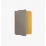 UNIQ Belmont tarjetero para pasaporte con RFID, gris/amarillo